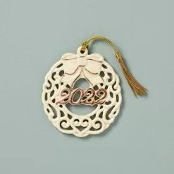 Lenox Ornament Wreath A Year To Remember 2022