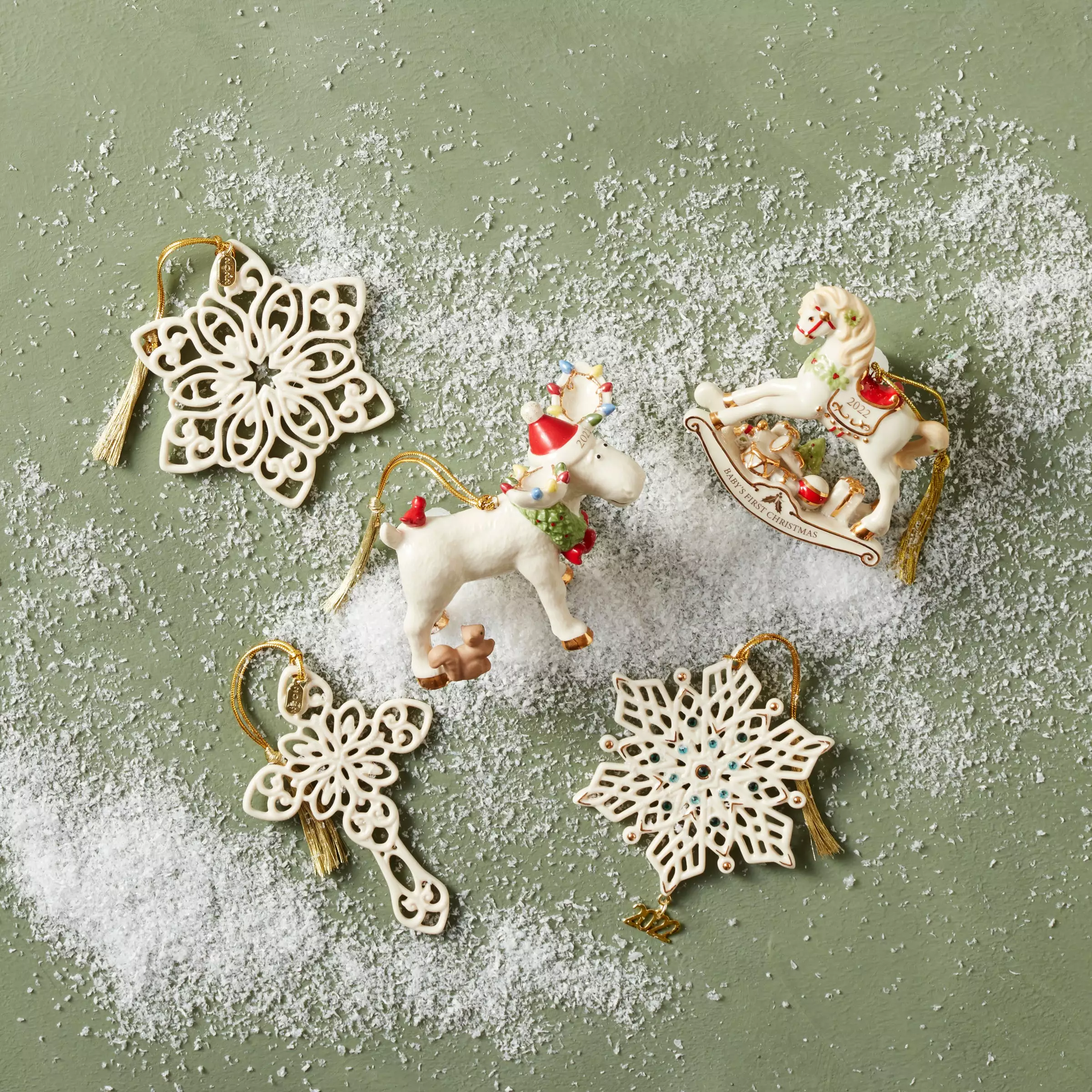 Lenox Ornament Gemmed Snowflake 2022 4 Lenox Ornament Gemmed Snowflake 2022 - Image 2