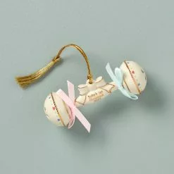Lenox Baby' Ornament 1St Rattle 2022 Christma