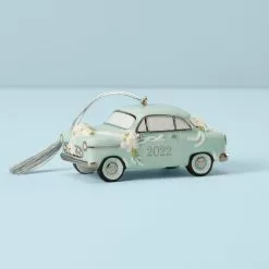 Lenox Car Ornament Just Married Vintage 2022