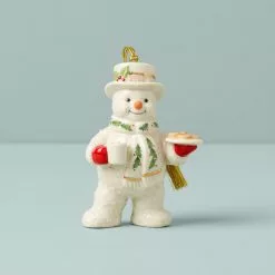 Lenox Snowman Treat Ornament 2022