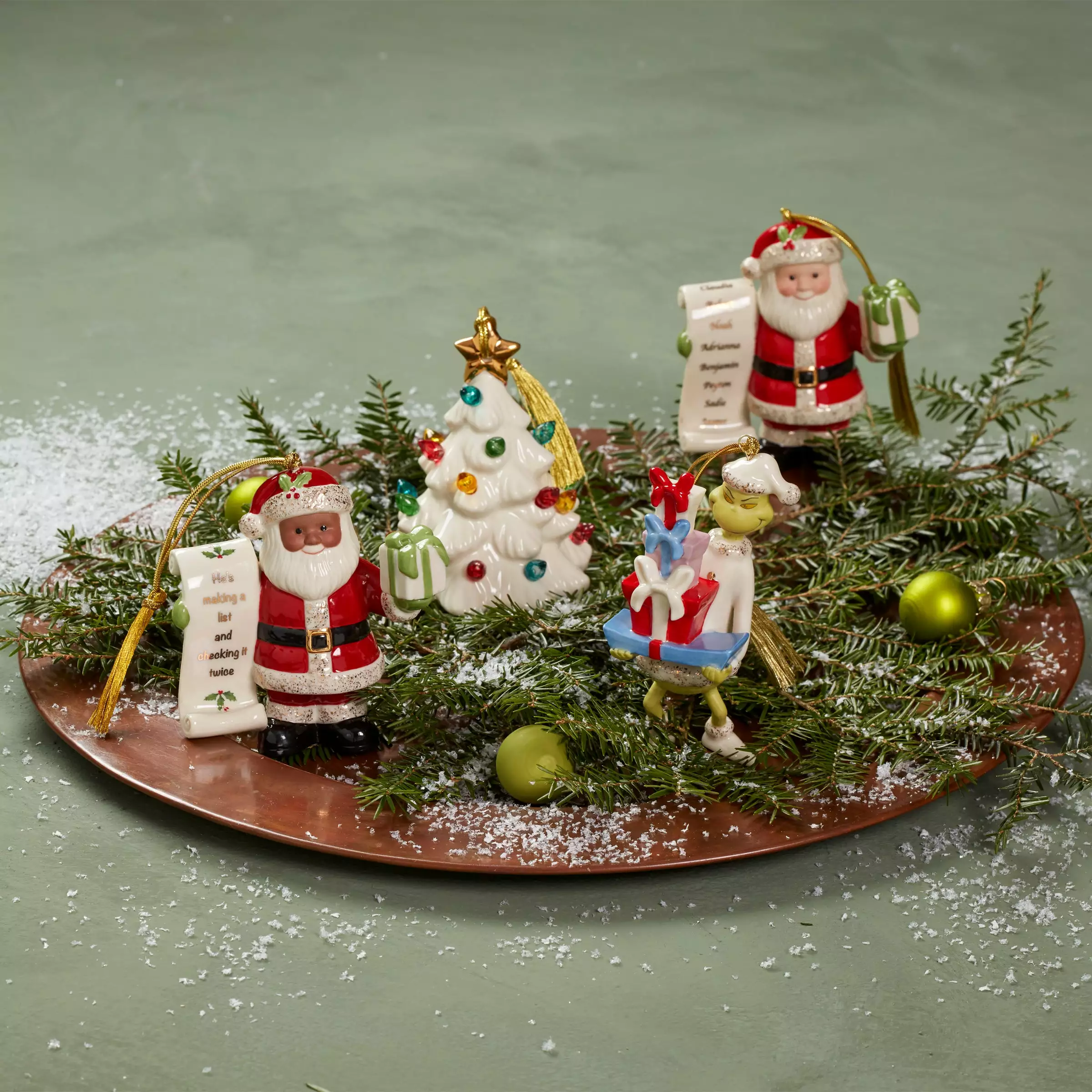 Lenox The Grinch With All The Gifts Ornament 5 Lenox The Grinch With All The Gifts Ornament - Image 3