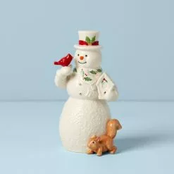 Lenox Cardinal Figurine Snowman 2022