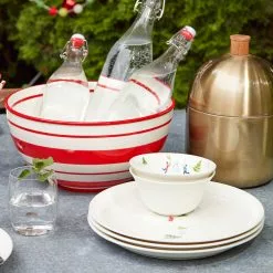 Lenox Set Profile Dinnerware Snow Day 12-Piece -Lenox The Christmas Shop Sales 893852 w16
