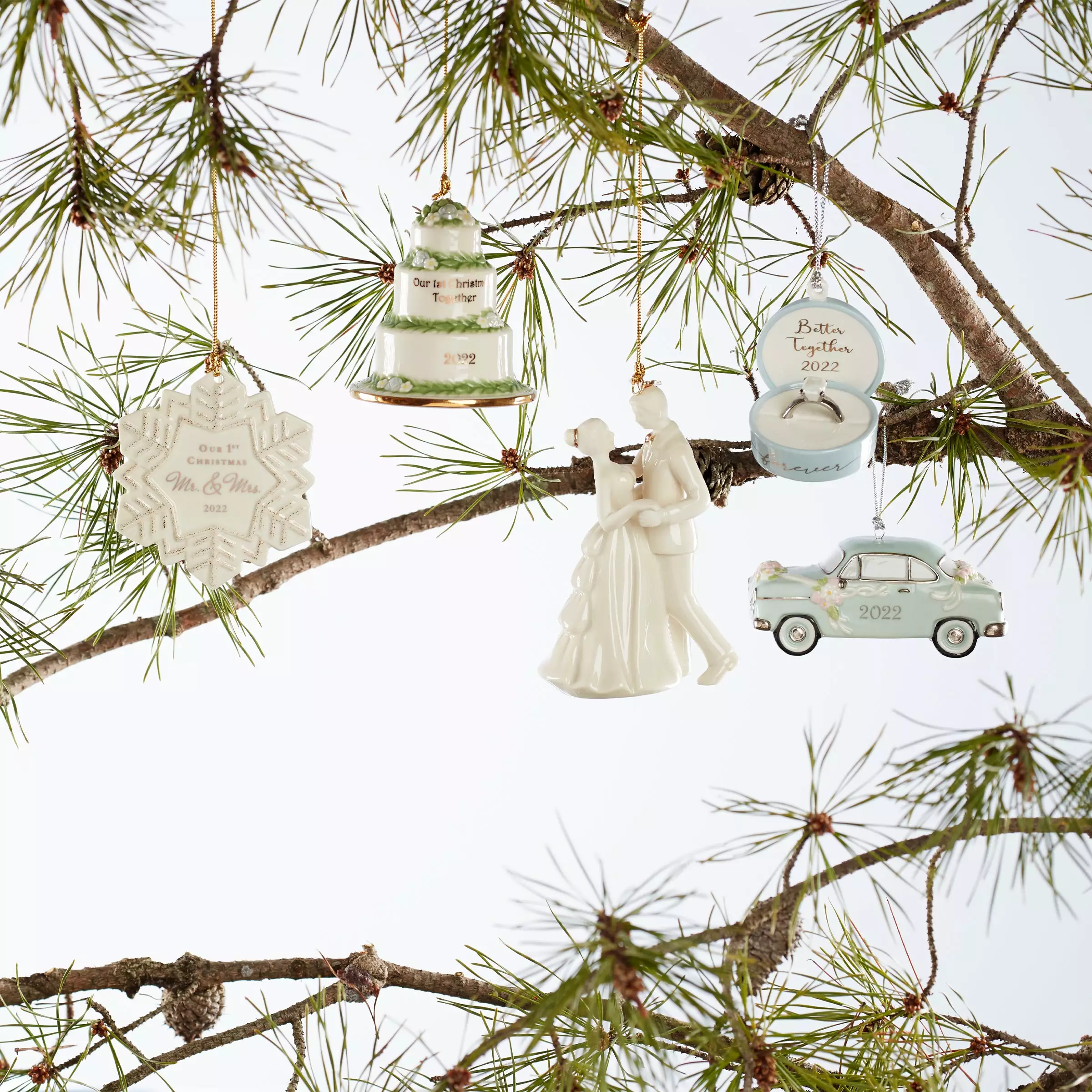 Lenox Groom Bride Ornament 2022 6 Lenox Groom Bride Ornament 2022 - Image 4