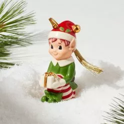 Lenox Ornament Elf Christma 9 Lenox Ornament Elf Christma -Lenox The Christmas Shop Sales 894163 LHOL 22 FEA 1