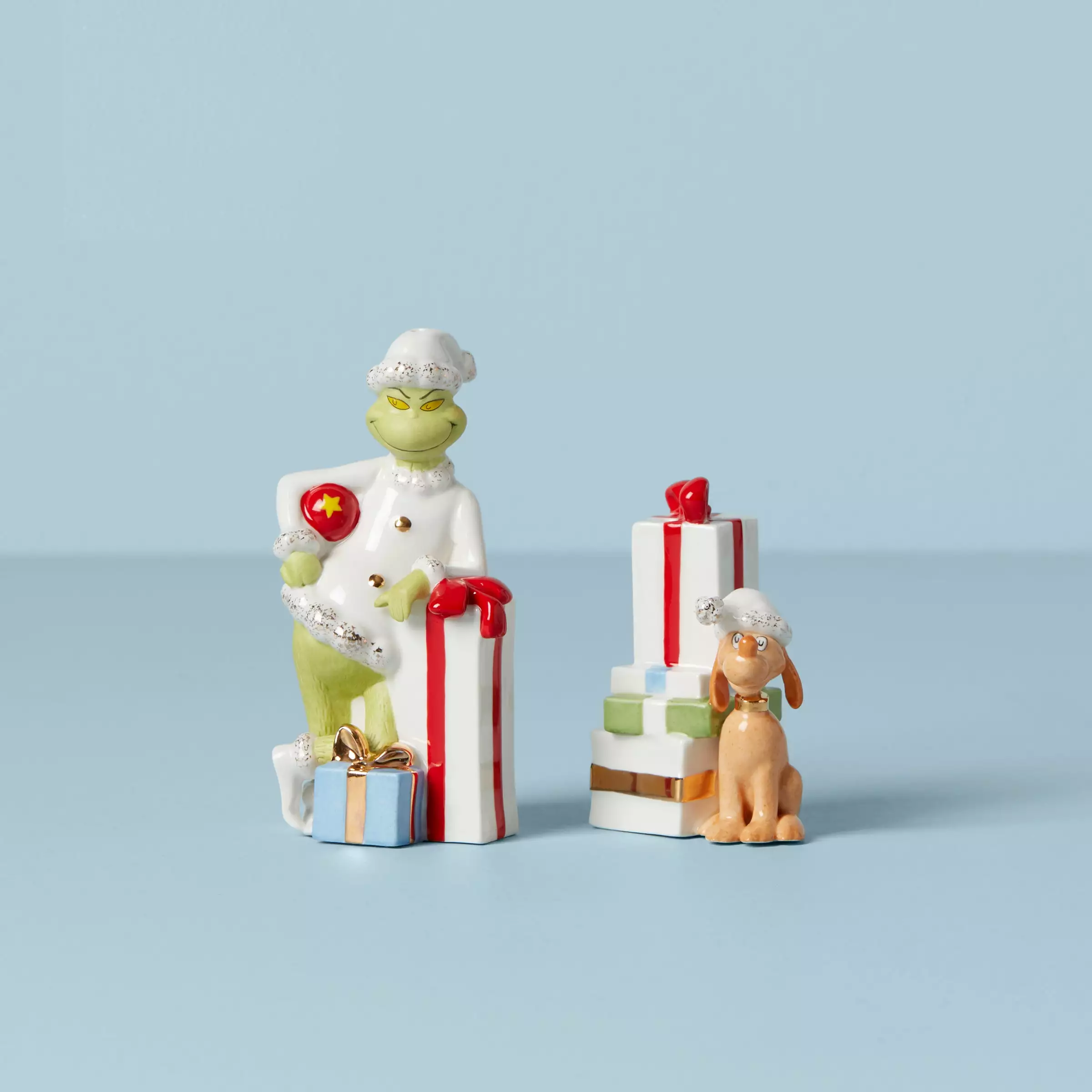 Lenox Set Pepper Salt Merry Grinchma 3 Lenox Set Pepper Salt Merry Grinchma
