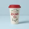 Lenox Mug Happy Holiday To You Travel -Lenox The Christmas Shop Sales 894176 w10