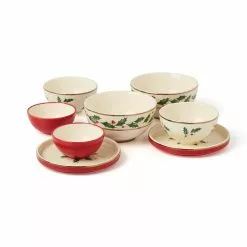 Lenox Set Dinnerware Luna 8Pc Mini Holiday Nesting -Lenox The Christmas Shop Sales 894180 w13