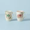 Lenox Set Mrs. Mr. Mug Holiday -Lenox The Christmas Shop Sales 894181 w10