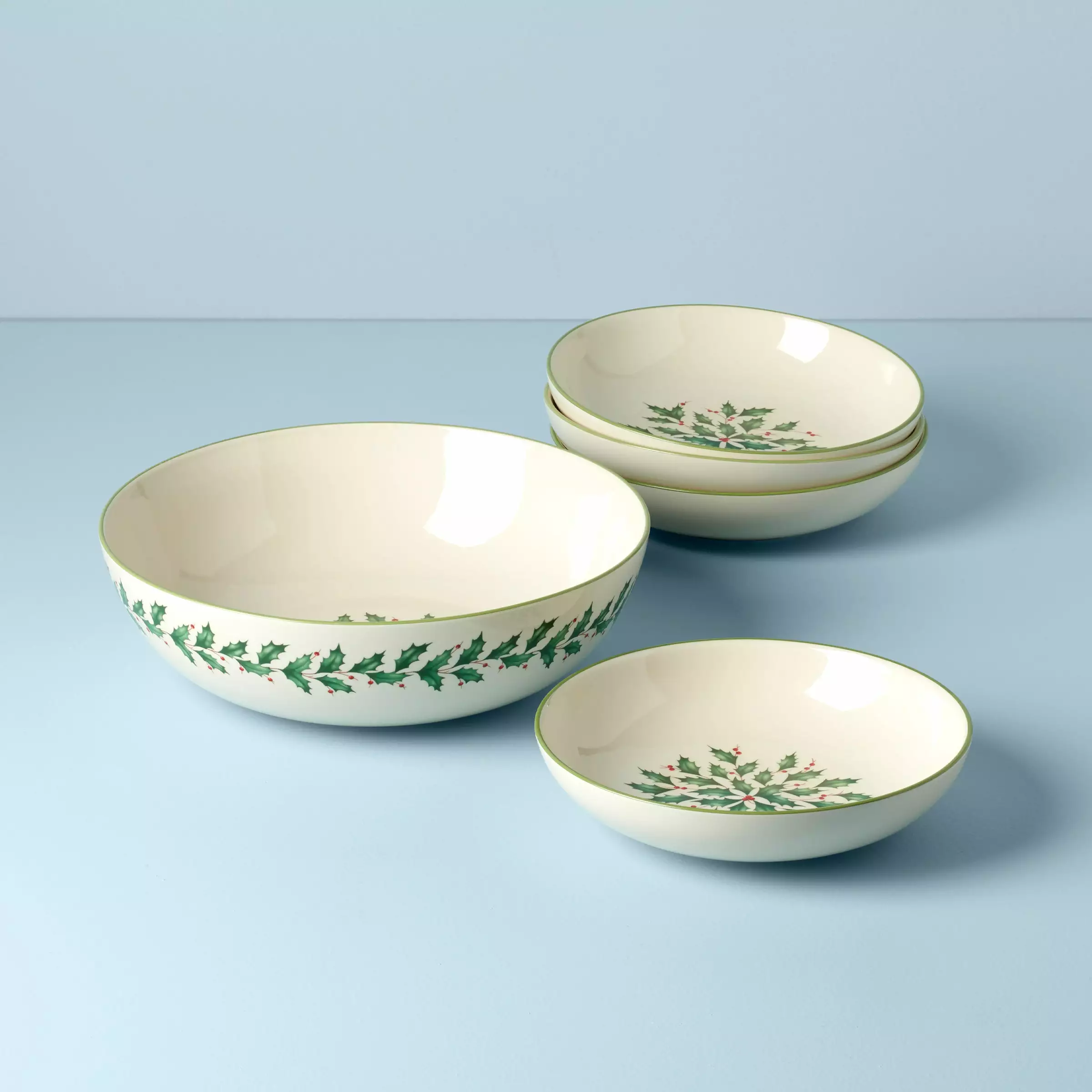 Lenox Set Pasta 5Pc Holiday Serving 3 Lenox Set Pasta 5Pc Holiday Serving