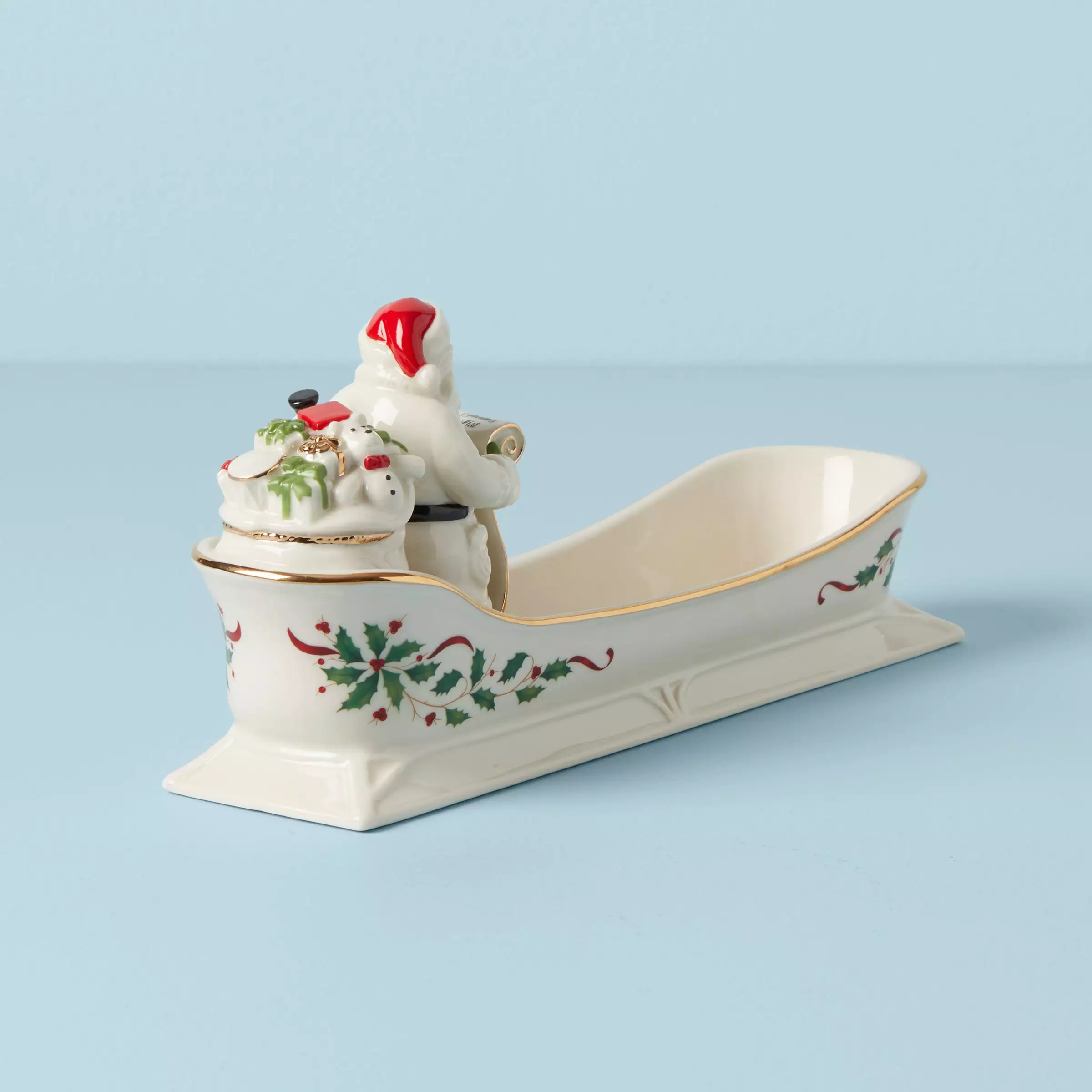 Lenox Tray Santa'S Sleigh Cracker Holiday 4 Lenox Tray Santa'S Sleigh Cracker Holiday - Image 2