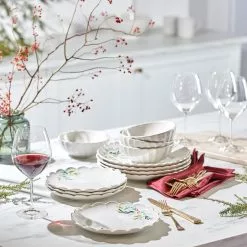 Lenox Set Accent Plates, Berry Perle 4 French -Lenox The Christmas Shop Sales 894193 w12
