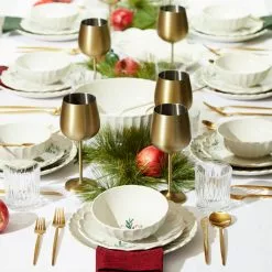 Lenox Set Plates, Perle Berry 4 Dinner French -Lenox The Christmas Shop Sales 894196 894195 894194 894193 LHOL 22 FEA 11 411cba7f 406d 48cd 80e8 13d4596da7ff