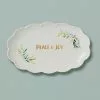 Lenox Platter Perle Berry Oval French -Lenox The Christmas Shop Sales 894196 w10