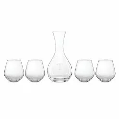 Lenox Tuscany Classics 5-Piece Decanter & Glass Set -Lenox The Christmas Shop Sales 895257 LNP S23 T